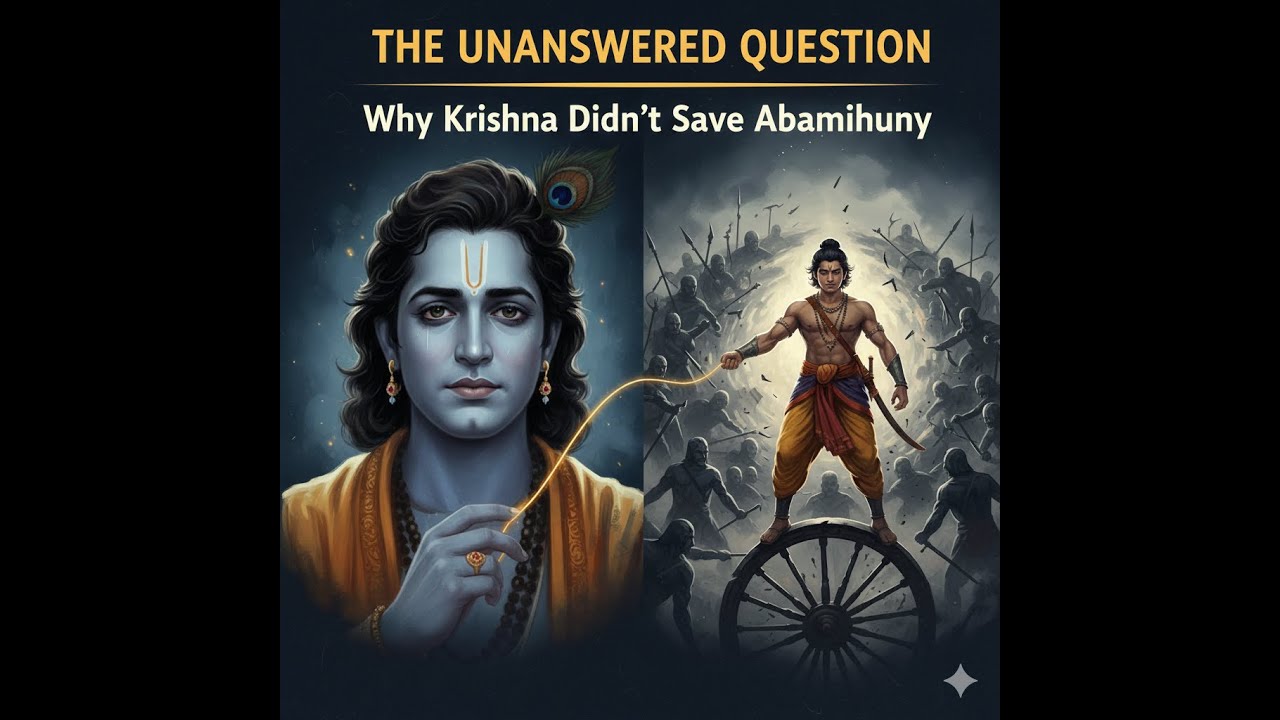 The Silence of God| Why Didn't Krishna Save Abhimanyu in the Chakravyuha?