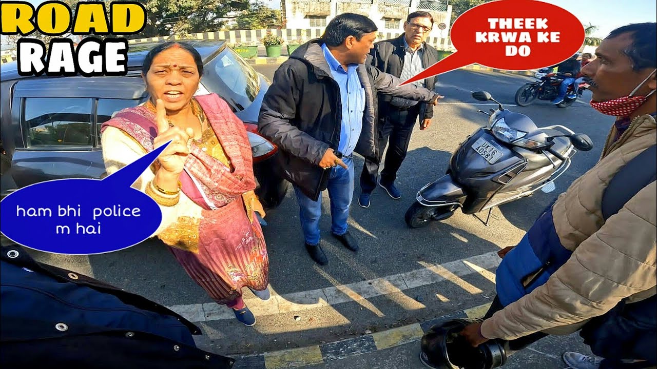 Extreme Road Rage After Deadly Accident| Police Tried to Arrest us |Angry aunty vs bikers #roadrage
