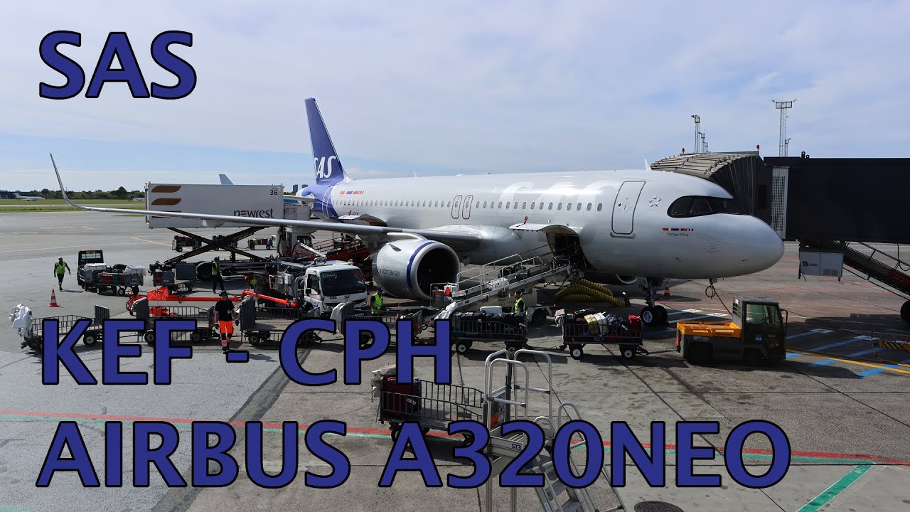 SAS Scandinavian Airlines A320neo flight Reykjavik/Keflavik - Copenhagen trip report