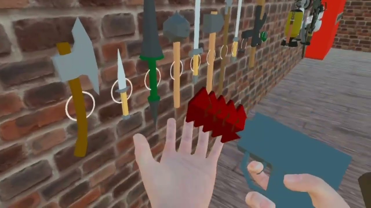 Playing smash room VR ￼￼