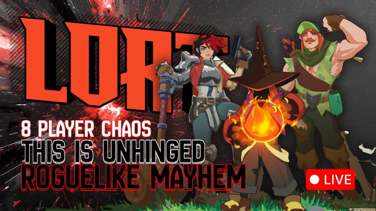 Is LORT Actually INSANE? 8-Player Co-Op Roguelike LIVE (Portrait)