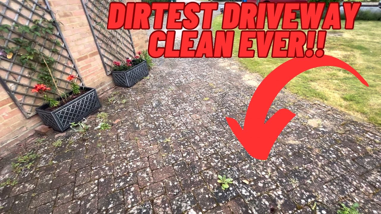 The DIRTY  DRIVEWAY cleaning Challenge