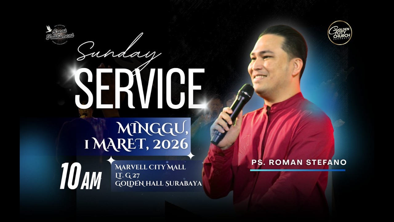 Ibadah Minggu 01 Maret 2026 | Sunday Service | Ps. Roman Stefano
