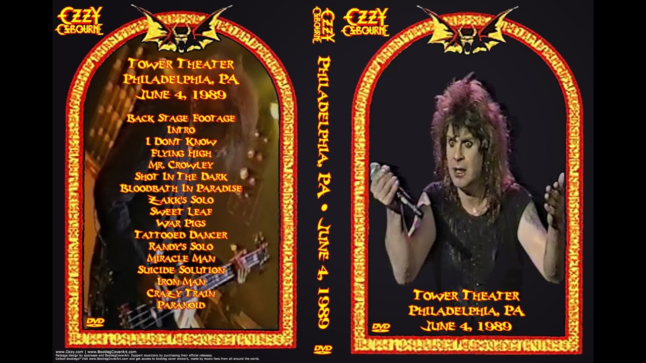 Ozzy Osbourne Live in Philadelphia 1989