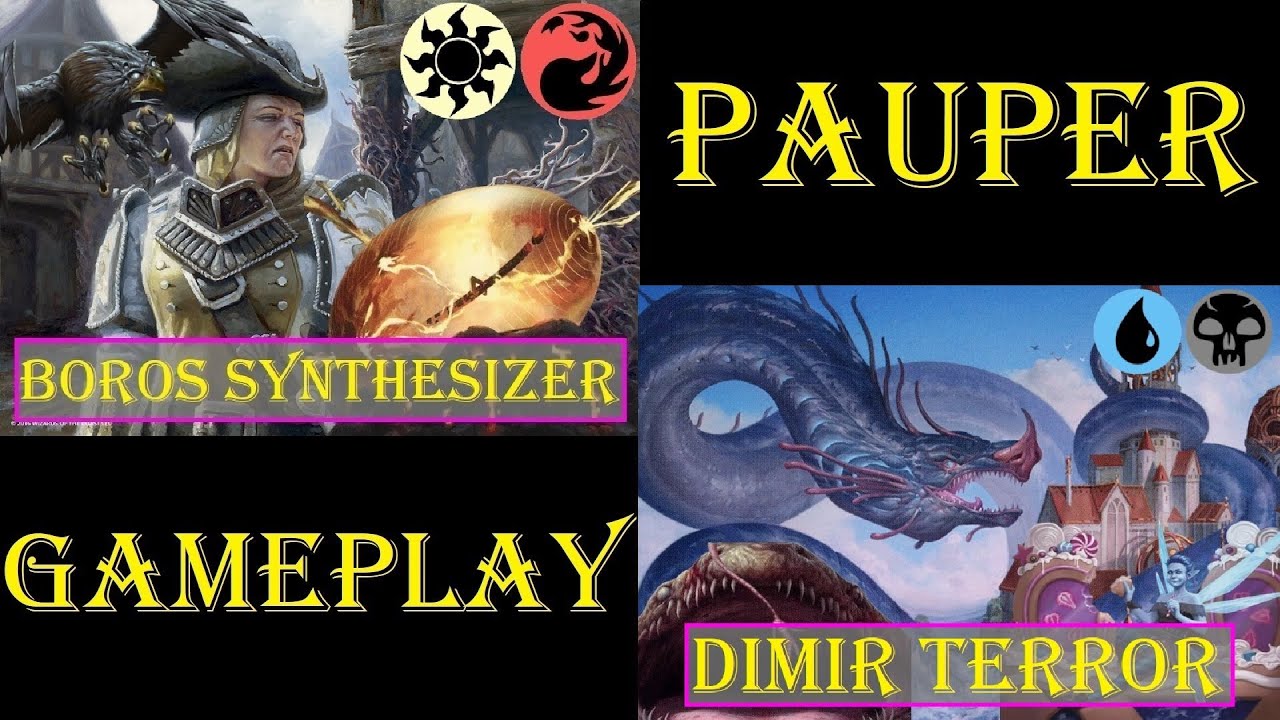 Boros Synthesizer Vs Dimir Terror [PAUPER] | Gameplay Ao Vivo #mtgpaupergameplay #mtgpauper