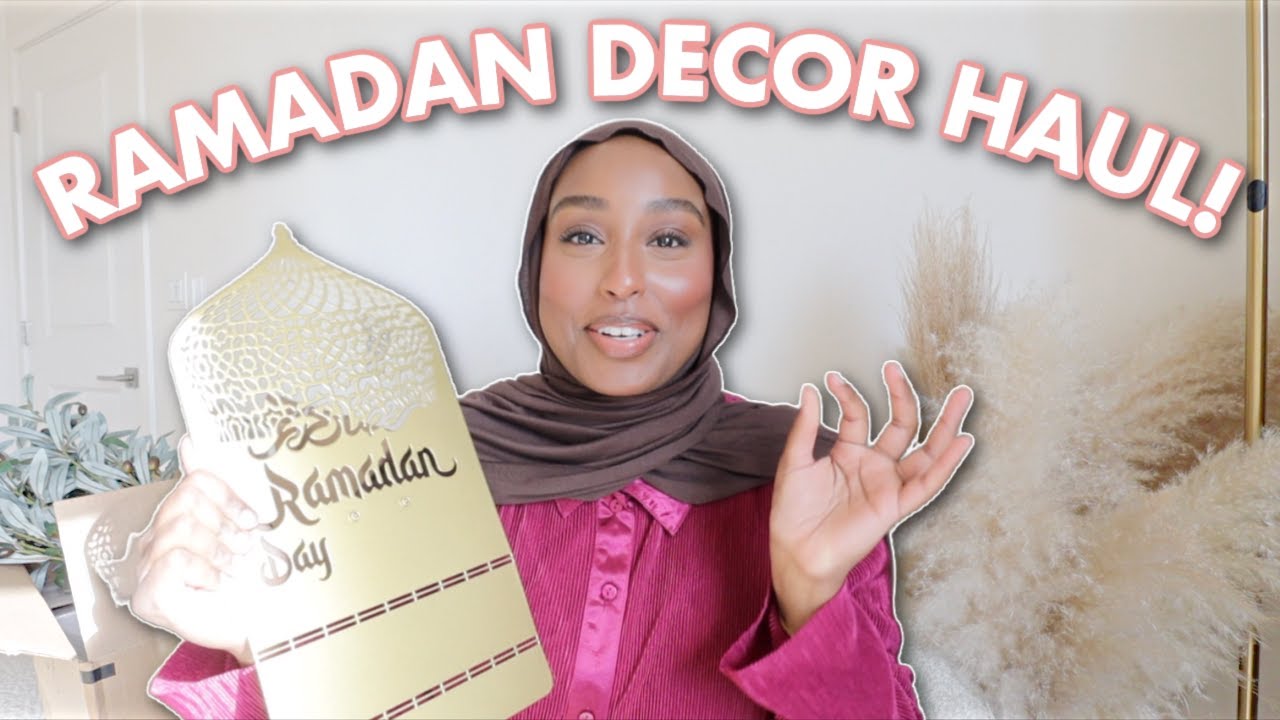 RAMADAN DECOR HAUL | Aysha Harun
