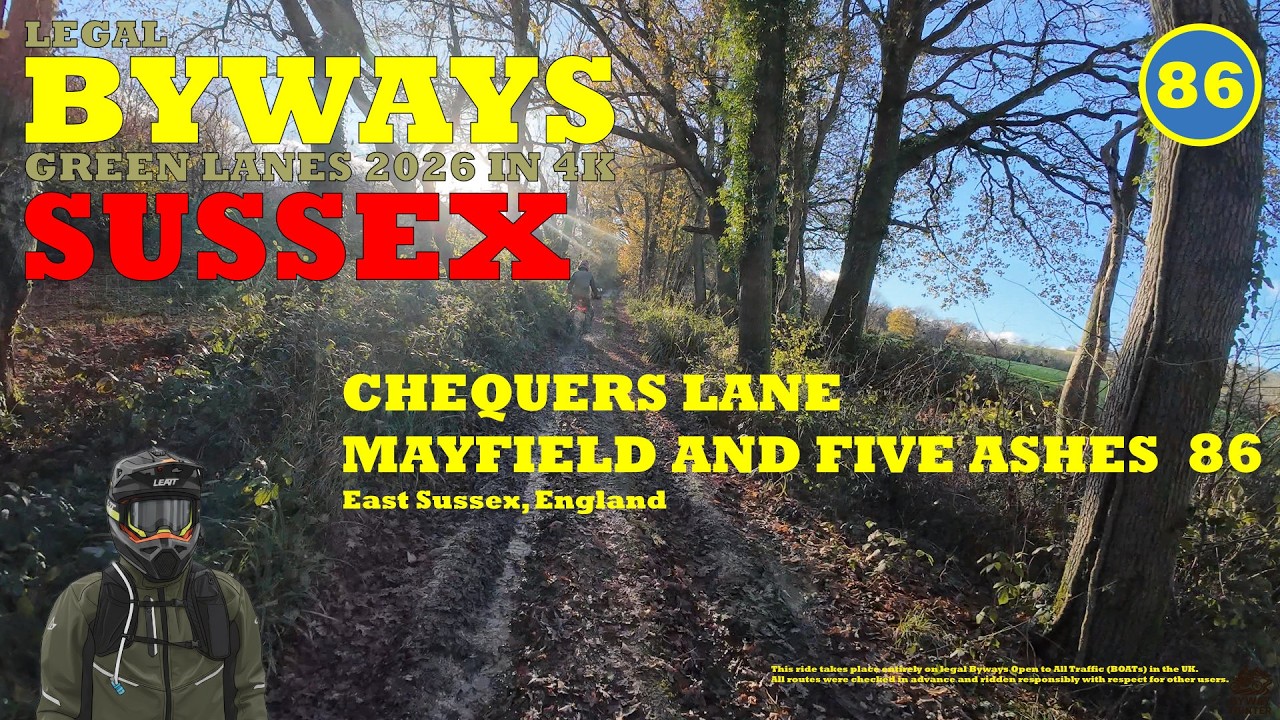 Chequers Lane BYWAY, Mayfield and Five ashes 86