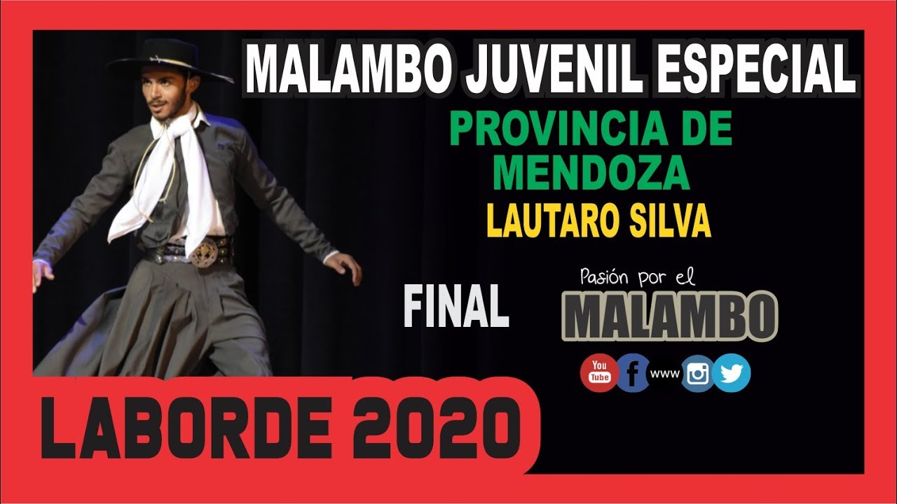 Laborde 2020 LAUTARO SILVA Campeón Malambo JUVENIL ESPECIAL Provincia de MENDOZA