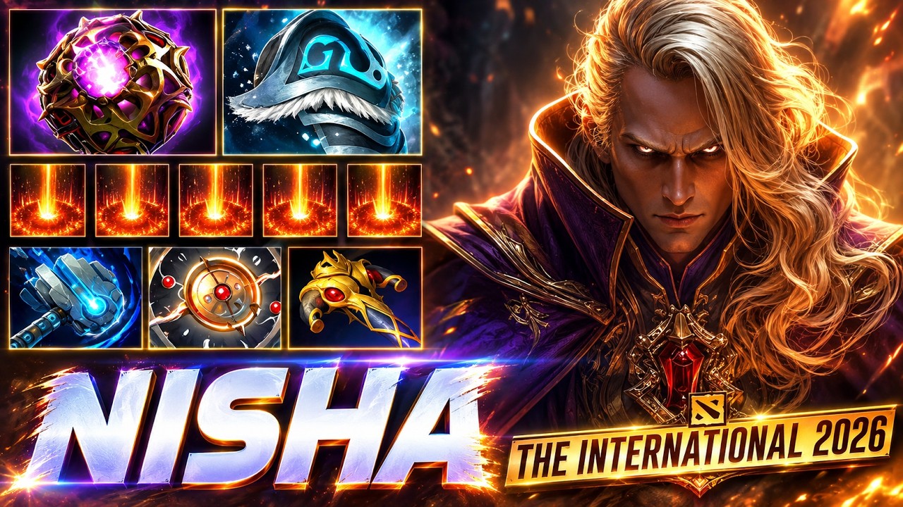 Nisha Invoker - INTERNATIONAL 2026 - Dota 2 Pro Gameplay [Watch & Learn]