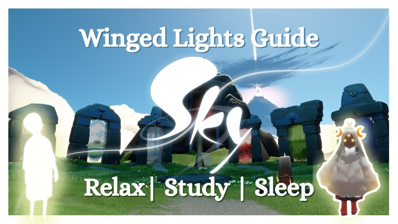 How to get 105 Winged Lights in Sky cotl 2026 | Beginner friendly | No Voiceover | Study/Sleep/Relax