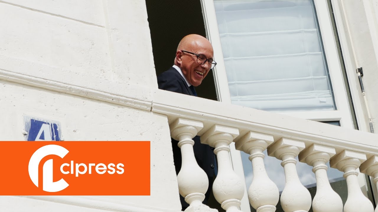 Éric Ciotti de retour au siège Les Républicains (13 juin 2024, Paris) [4K]