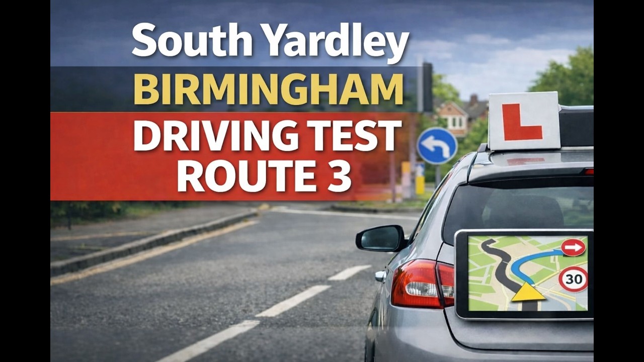 South Yardley Birmingham - Route 3 #birmingham #ukdrivingtest #driving #lesson #manual #instructor