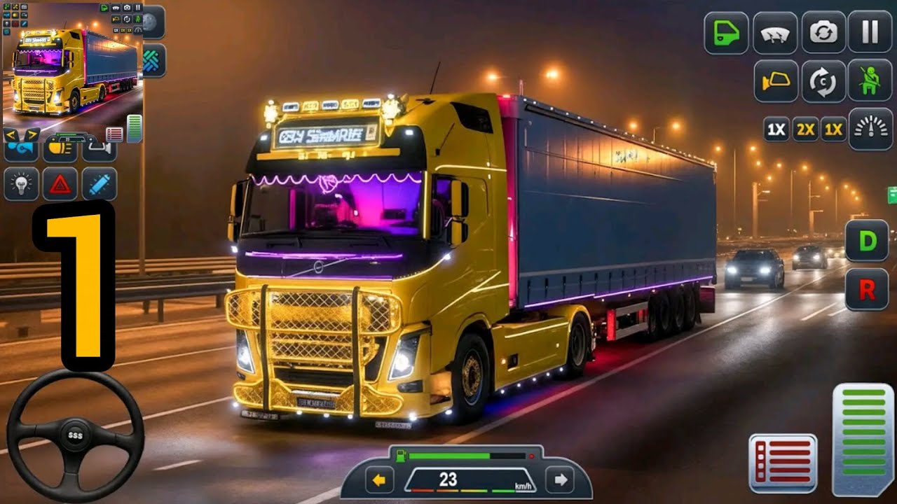 Real Truck Driving Simulator Game - City Transport Truck Game - Truck Simulator - Android & ios Game