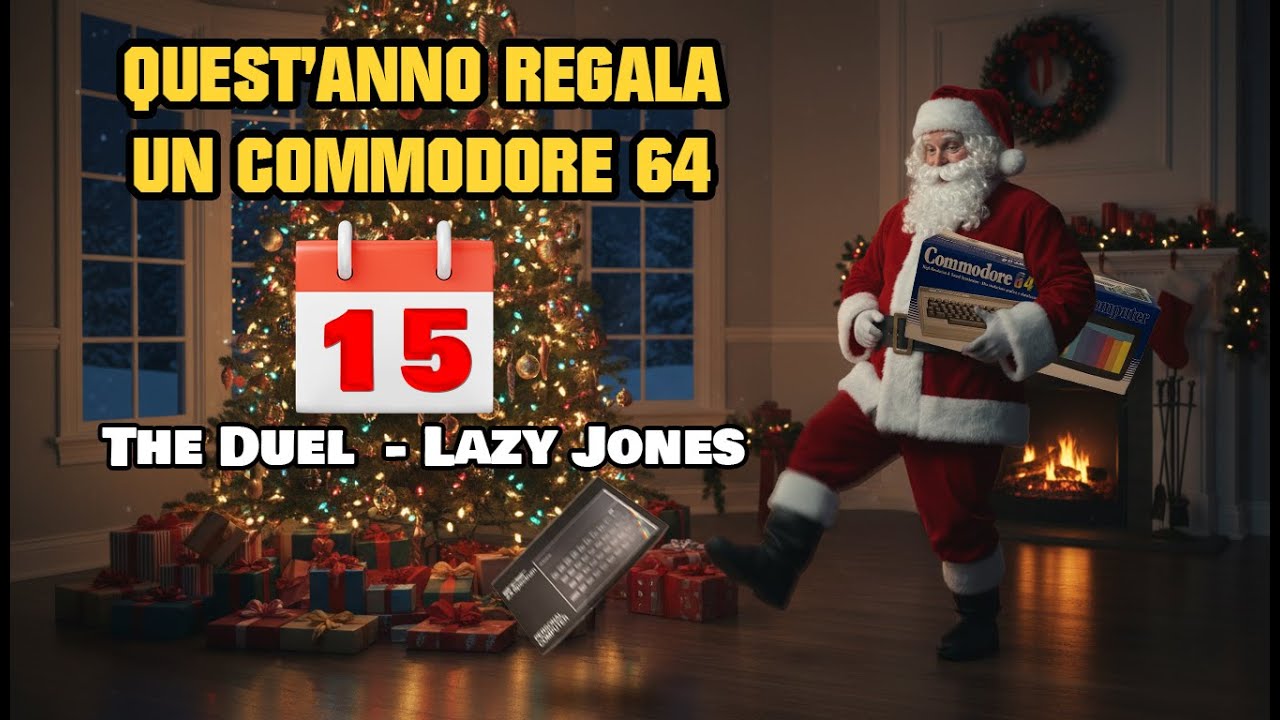 RA011: Metti un C64 sotto l'albero (Advent 15) The Duel - Lazy Jones