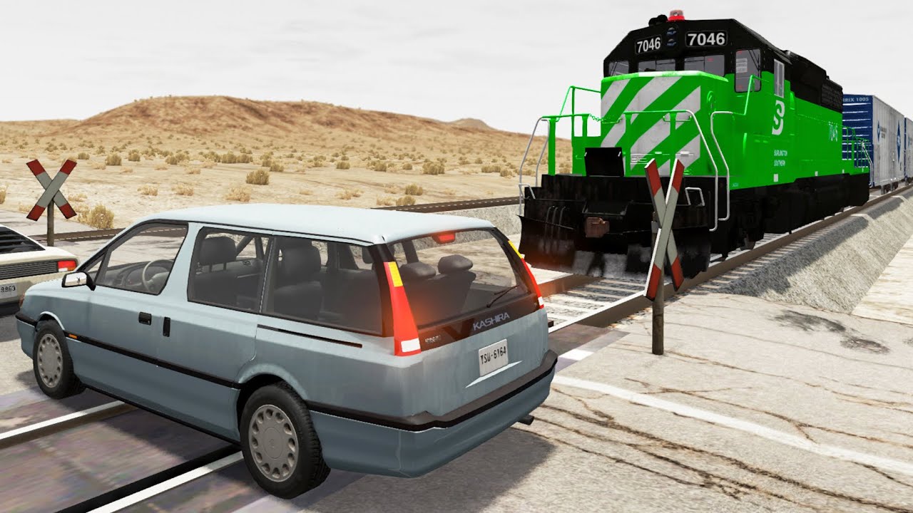 Train Accidents & Derailments #1 - BeamNG.drive