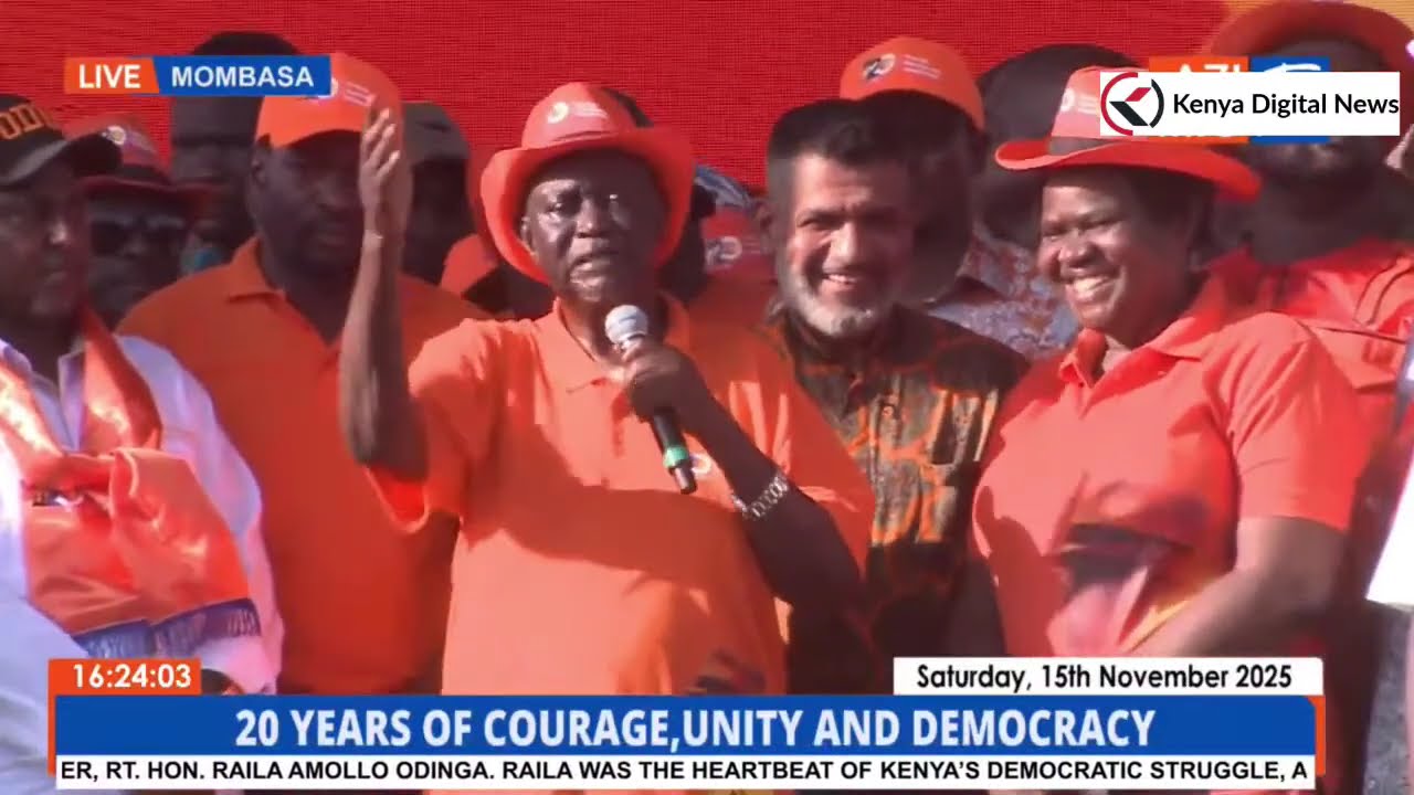 Oburu Odinga's POWERFUL Speech at ODM@20 Celebrations