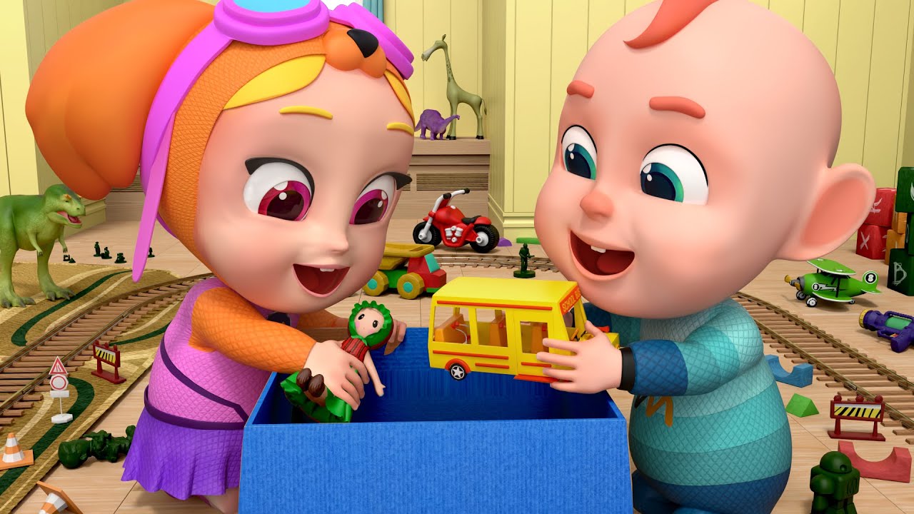 Rob & Soo Tidy the Bedroom🛏️🧹 | Clean Up | Good Manners for Kids | Rosoo Nursery Rhymes & Kids Songs