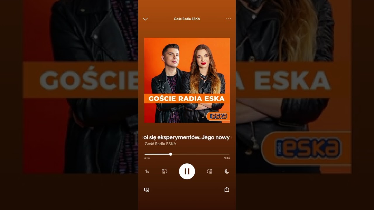 Tymek w Radiu Eska