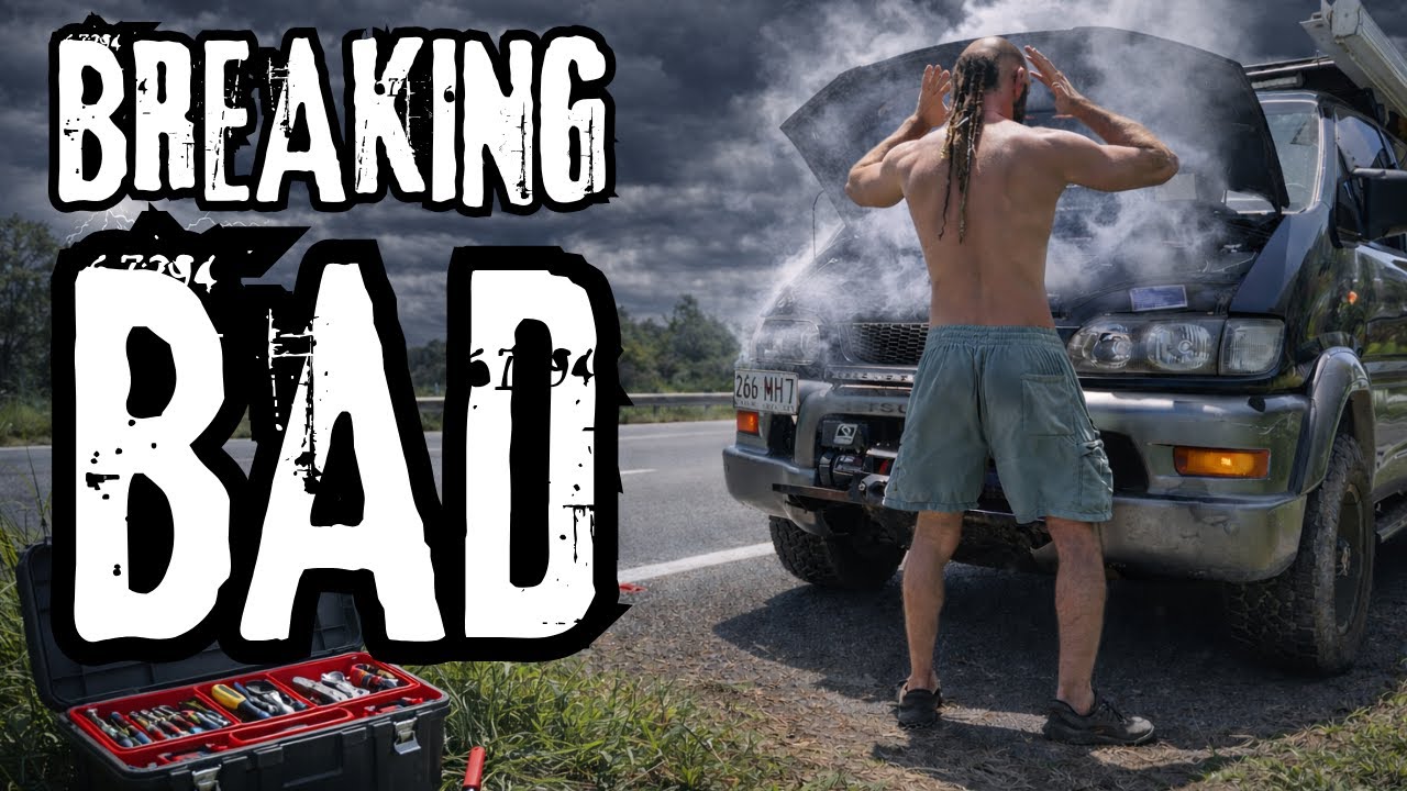 I'm LIVING in a Delica with a Blown Motor on the Road?!