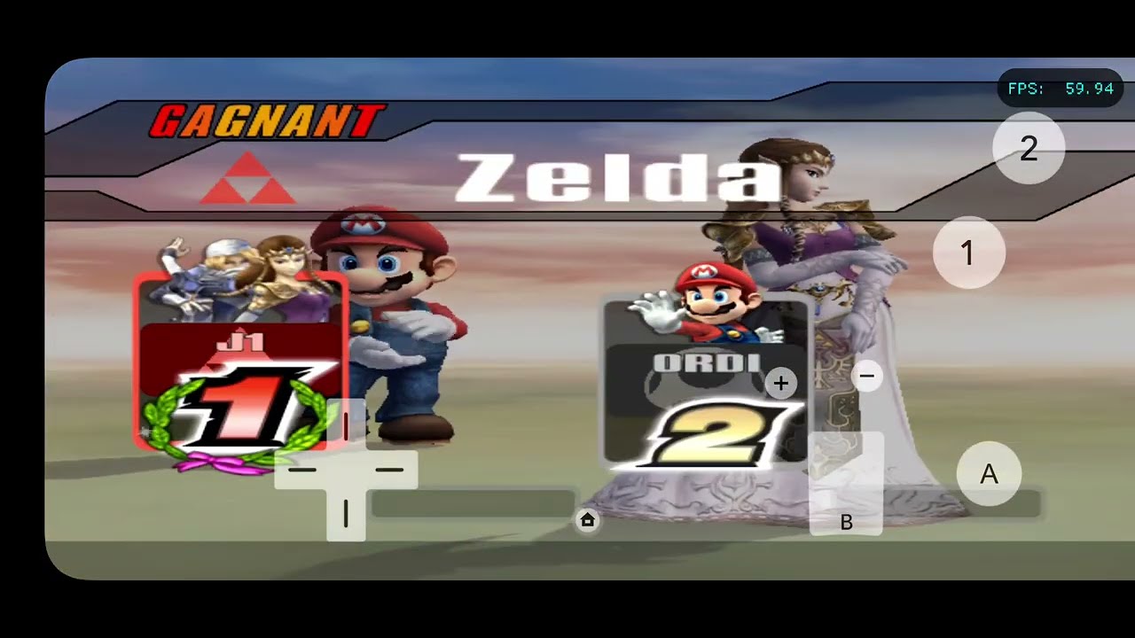Super Smash Bros. Brawl, Zelda vs Mario