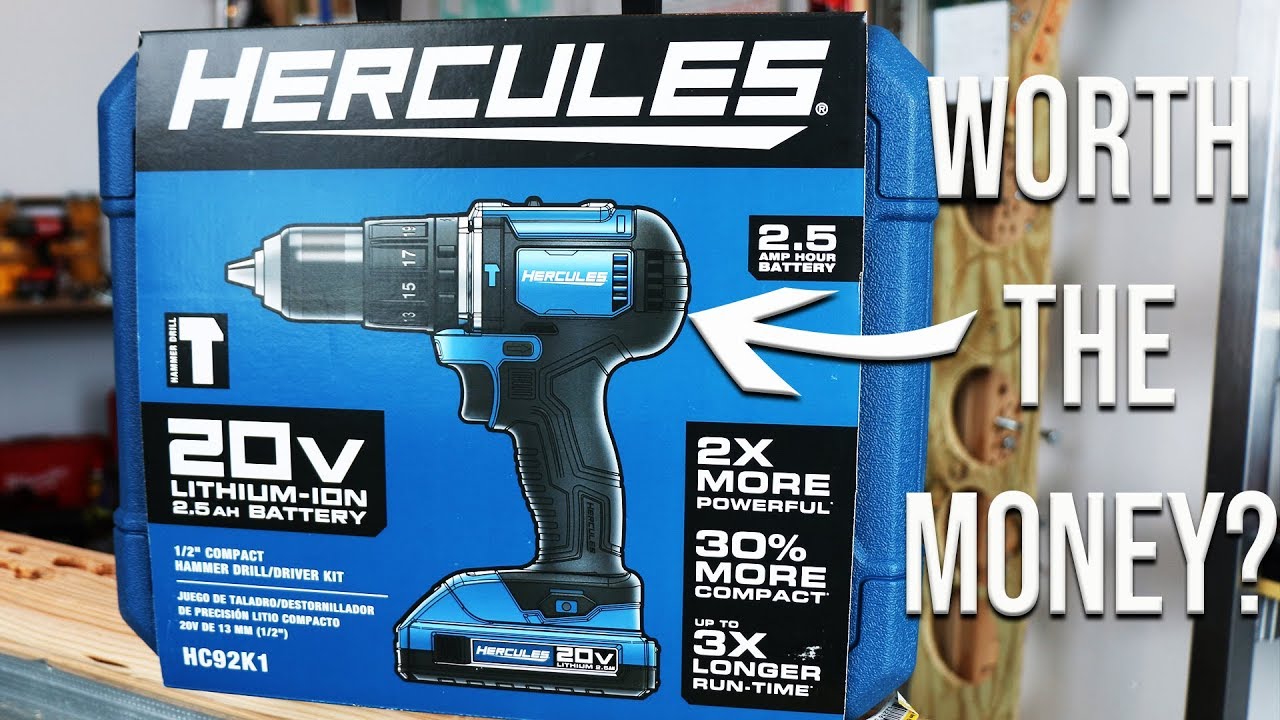 HERCULES Hammer Drill From HARBOR FREIGHT Is It WORTH THE MONEY?