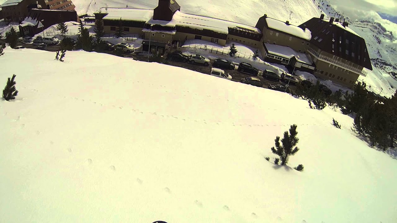 Snowboard Freeride en la inmediaciones de Astún