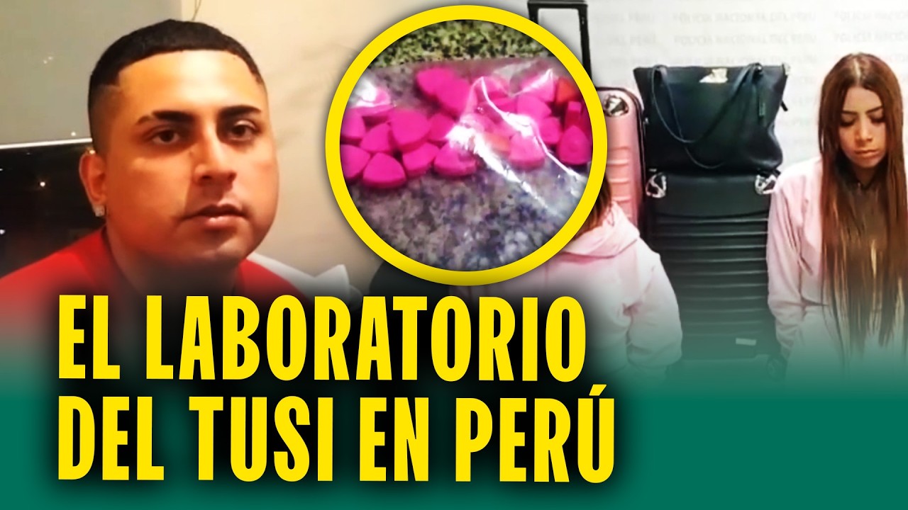 Qu&iacute;mico, burriers y maletas: As&iacute; opera el laboratorio de la droga 'Tusi' en Per&uacute;