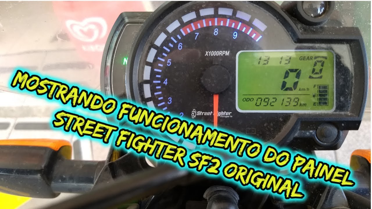 Mostrando Funcionamento do Painel Street Fighter SF2