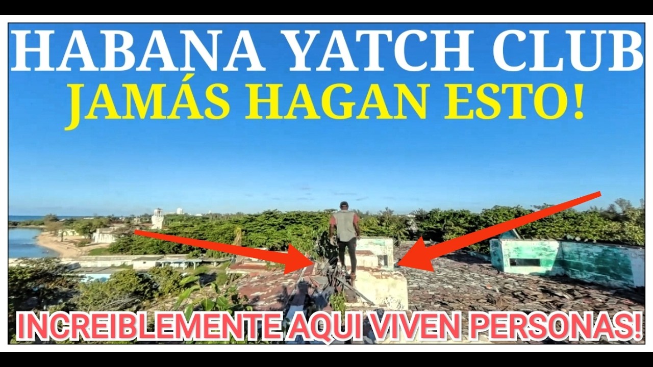 Entr&eacute; al que fue el MEJOR CLUB de YATES de CUBA! Ahora mismo vive gente sin hogar y bien peligrosa!