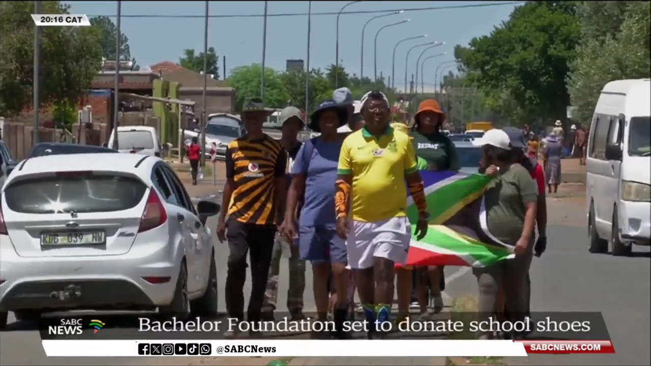 NGO in Kimberley takes part in 70 km walk for school shoes campaign
