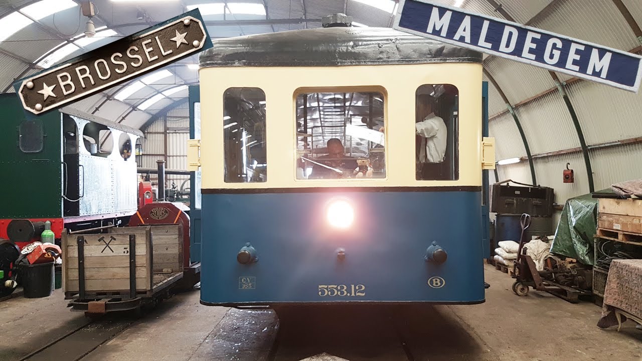 Brossel railcar 553.12 @ Stoomcentrum Maldegem