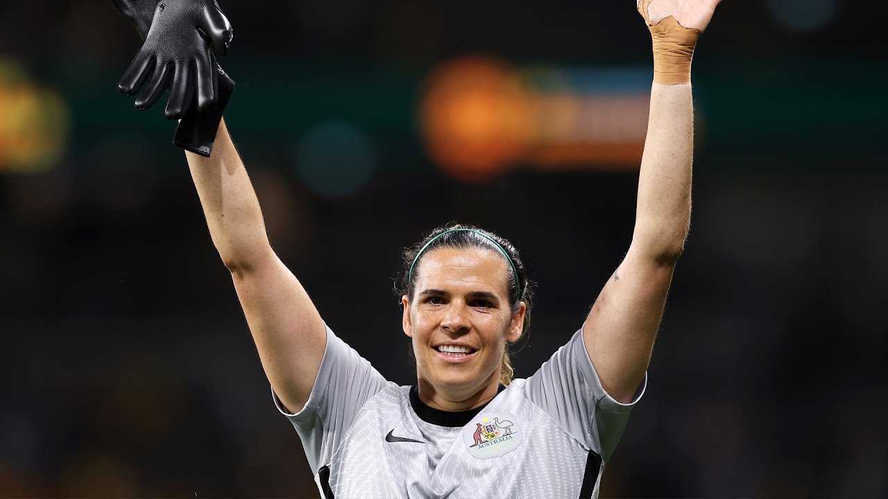 Lydia Williams reaches 100 international caps for the CommBank Matildas