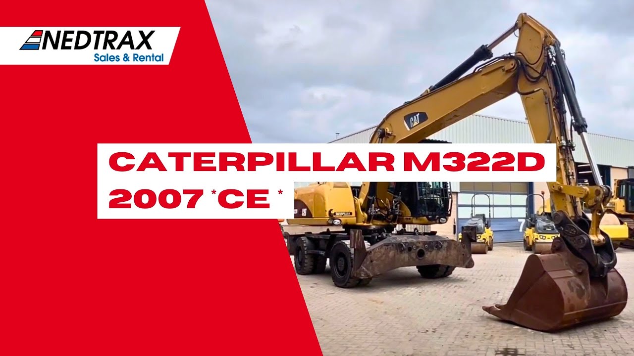 Caterpillar M322D   2007 *CE *