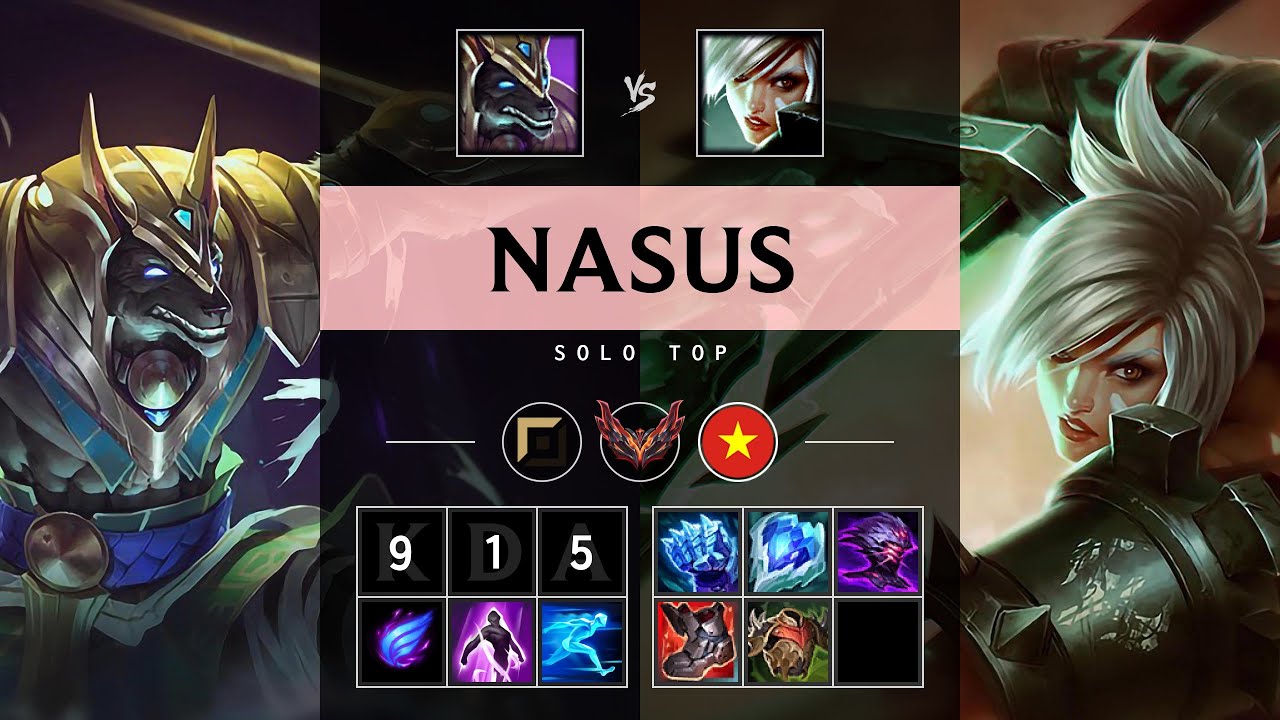 Nasus Top vs Riven - VN Grandmaster Patch 25.10