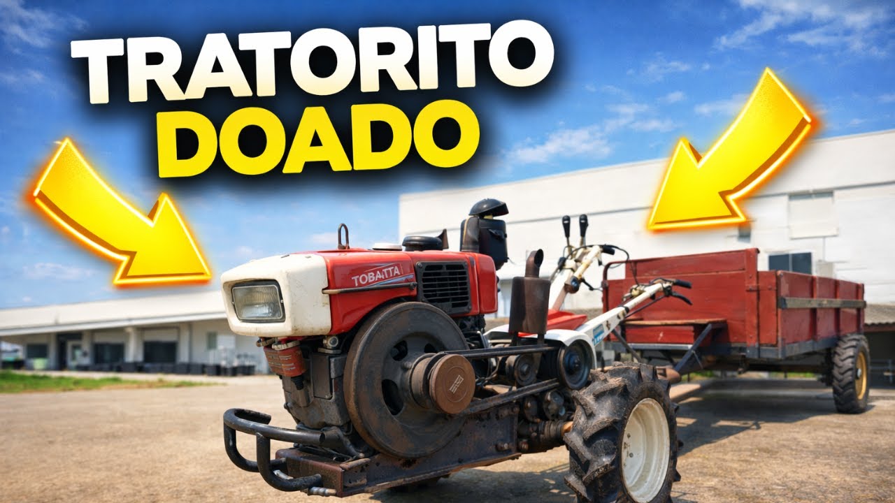 MICRO TRATORES CHINESES ESTÃO CHEGANDO NO BRASIL PARA TESTE JÁ TEM PEQUENO AGRICULTOR GANHANDO O SEU