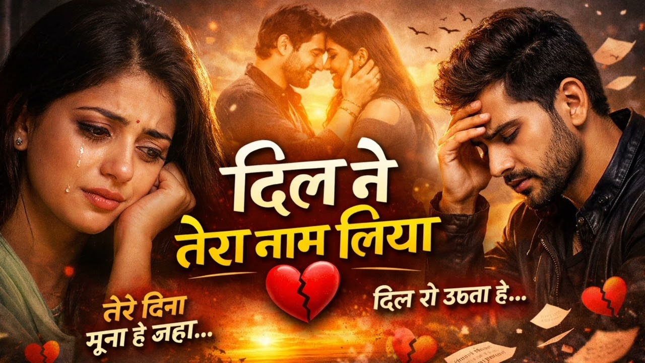 दिल ने तेरा नाम लिया ❤️ | Sad Love Song 2026 | Heart Touching Hindi Song | Breakup Emotional Song