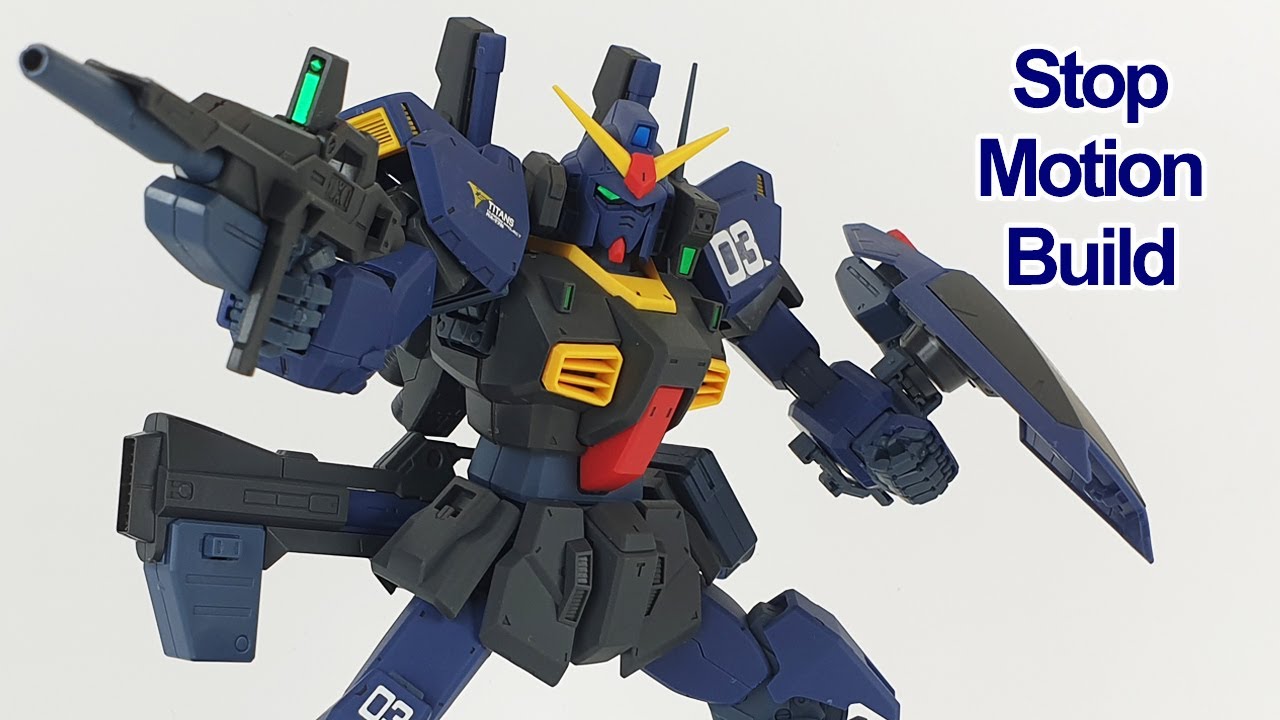 The Oldest Kit I've Built So Far? MG RX-178 MK-II Titans | Stop Motion Build Review