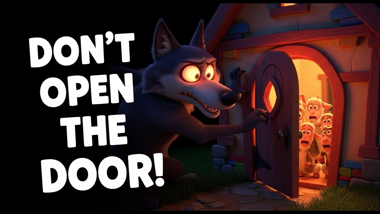 Shadow the Hungry Wolf & Molly’s 7 Tiny Goats 🐺🐐 | Bedtime Moral Story for Kids