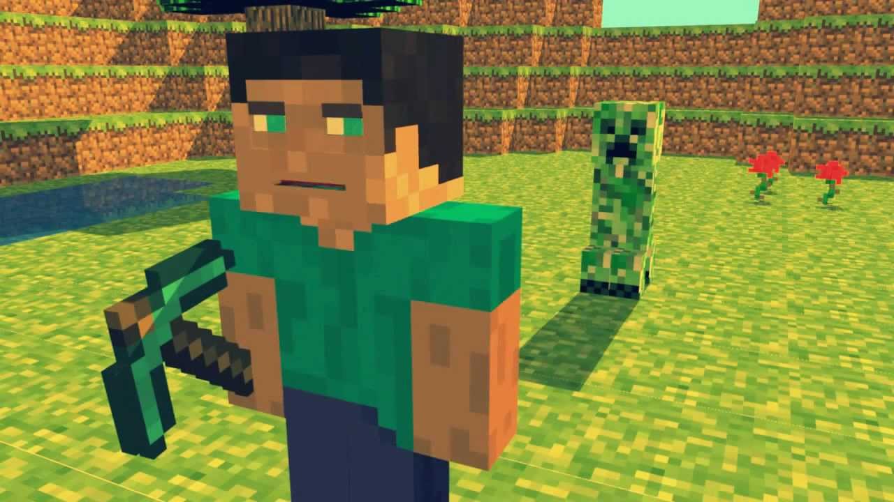 Minecraft intro (Free C4D download)