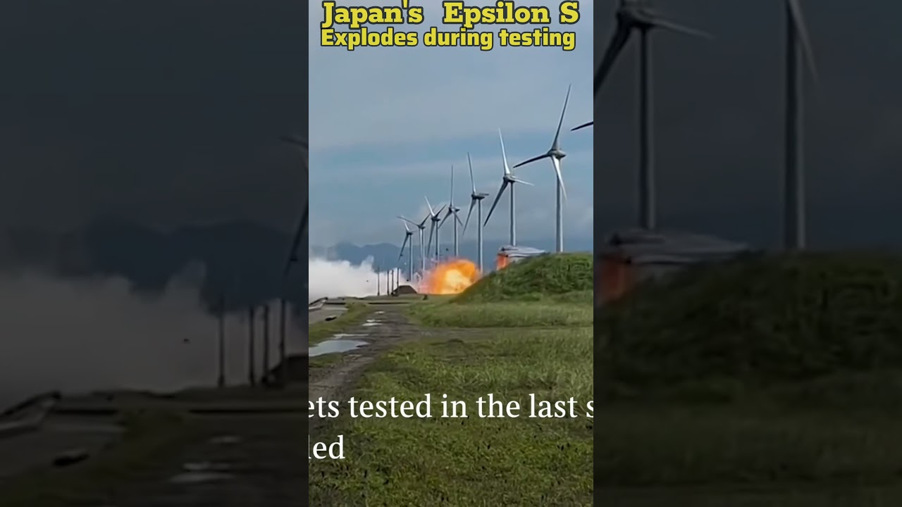 Japan's Rocket Epsilon S Blasts during Test #shorts#japan#epsilon