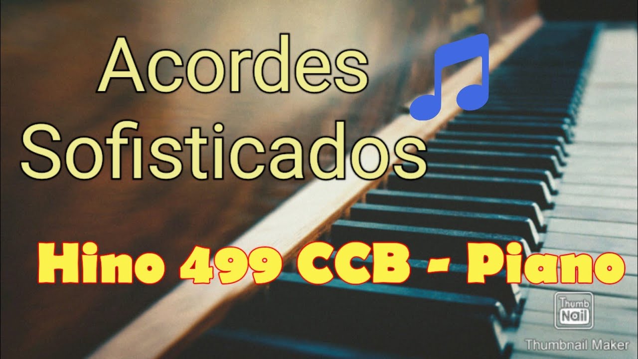 Arranjo Solo- Partitura de Arranjo - 499 - Hin&aacute;rio Adventista - PROF KARLA CRISTINE