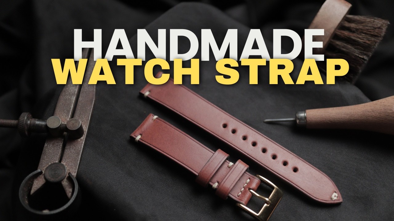 Proses Membuat Strap Jam Tangan Kulit Asli 100% HANDMADE - #47