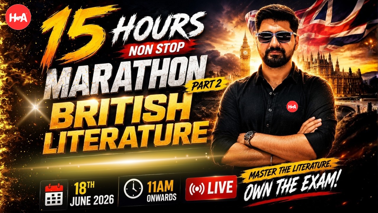 UGC NET English 2026 | Complete British Literature Marathon | Chronology of Important Writers