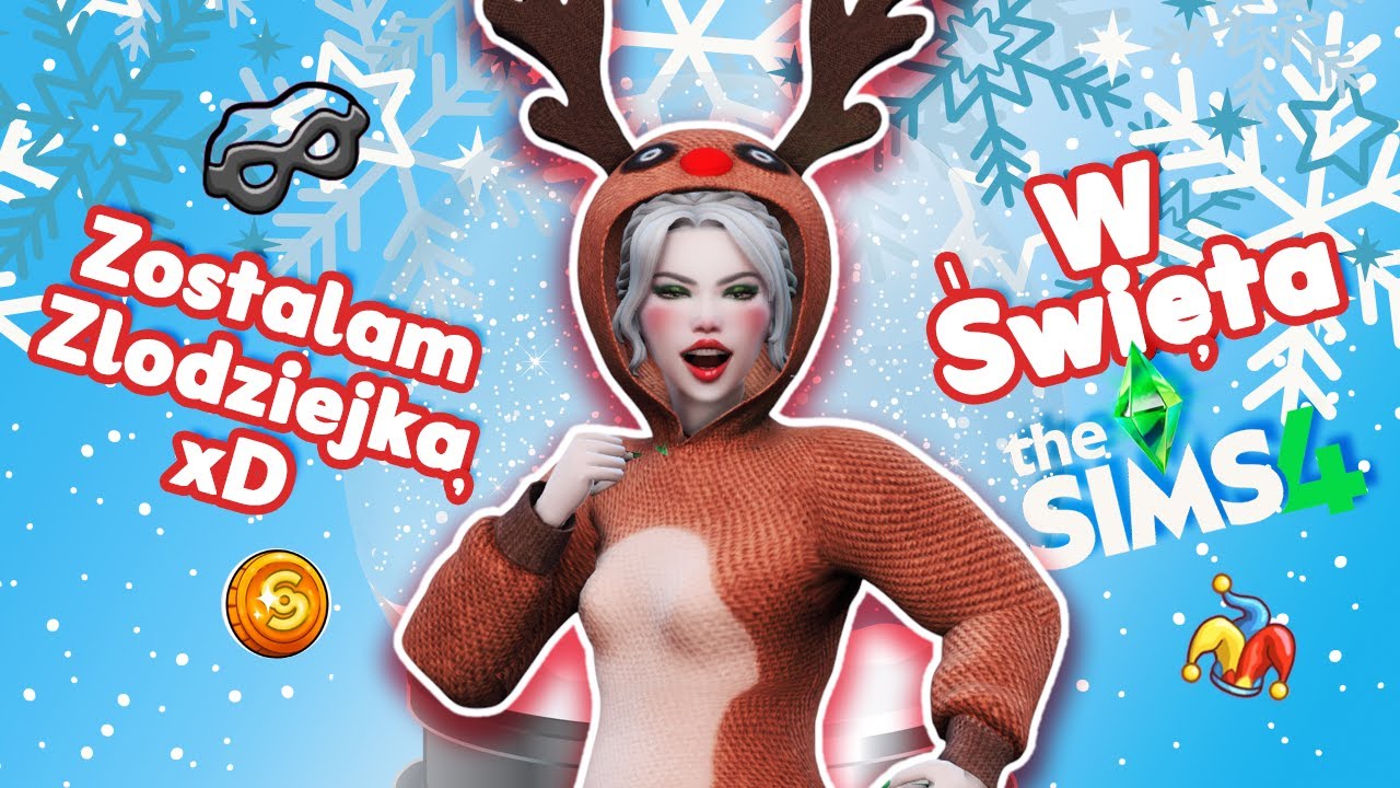 Świąteczna Złodziejka w Akcji! Kradnę wszystko co zobaczę!🎄😎 The Sims 4 🎄
