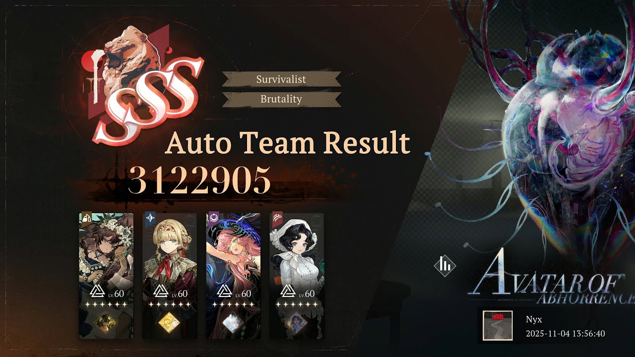 Avatar of Abhorrence SSS [Auto Team] - Mane's Bulletin 3.0 (Reverse 1999)