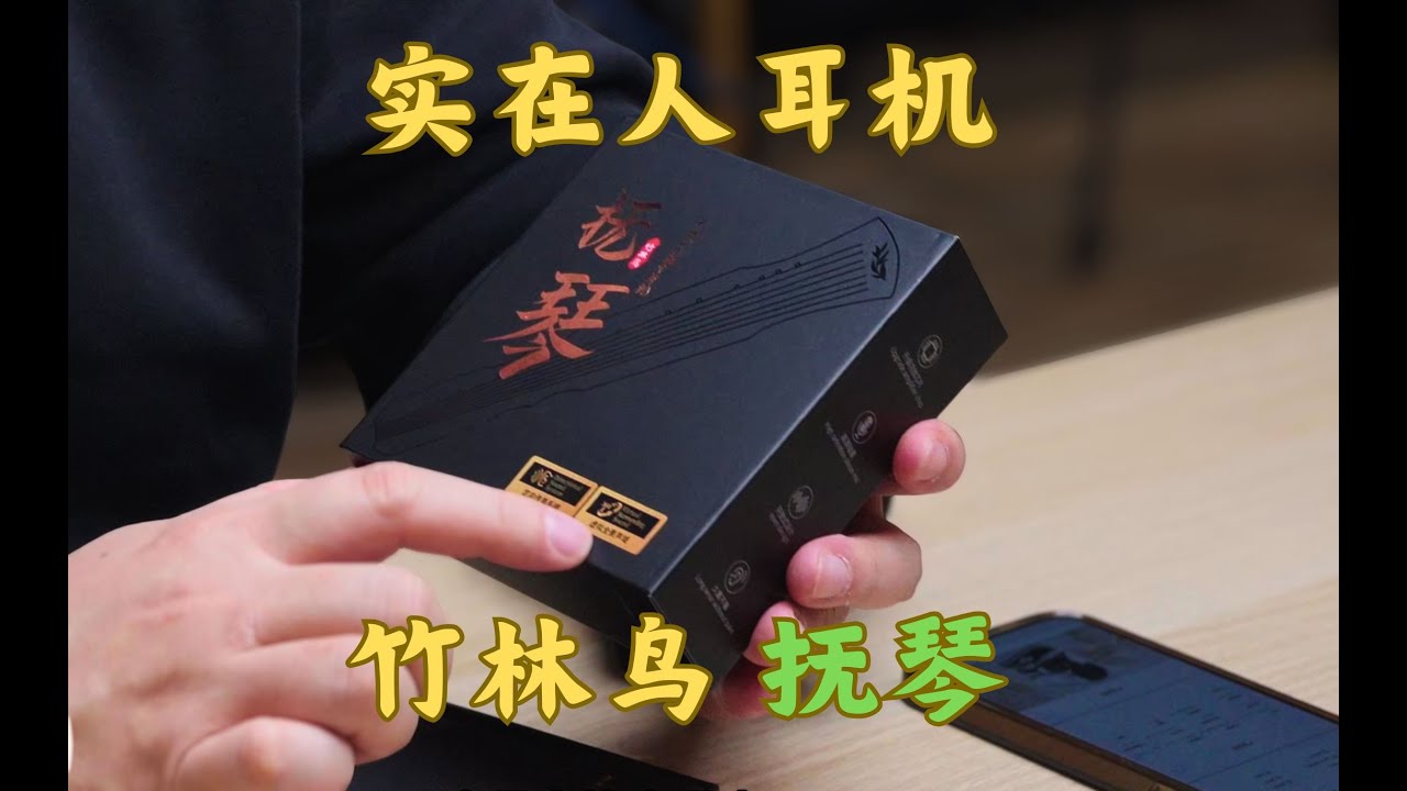实在人耳机！国风+黑科技不玩虚的 竹林鸟抚琴挂耳式蓝牙耳机