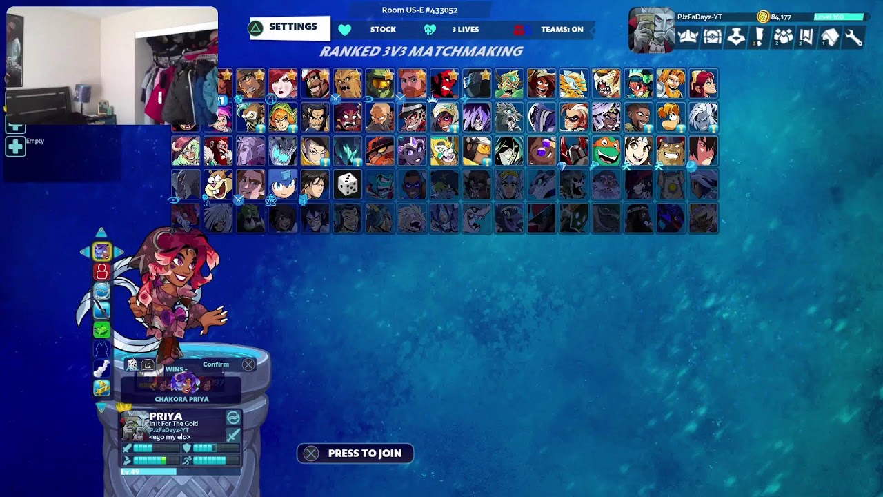 Brawlhalla ranked 1s