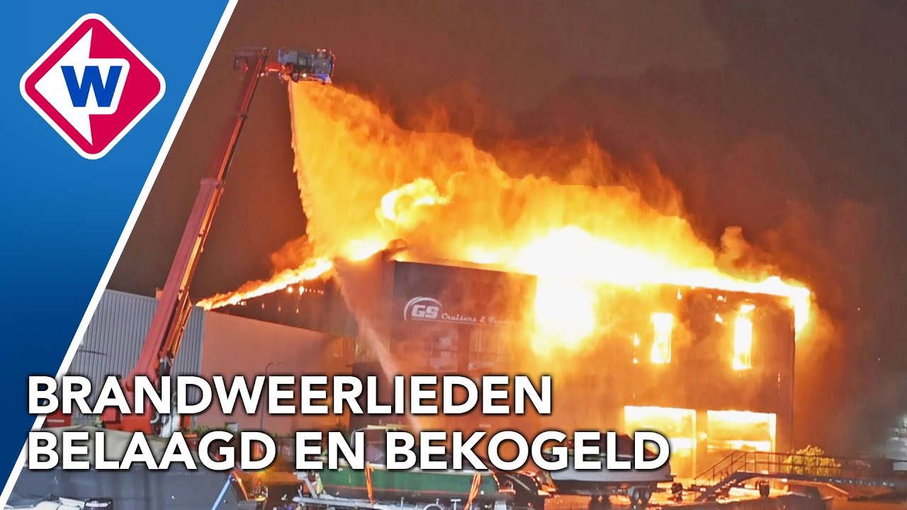 ME in actie bij zeer grote brand in Poeldijk