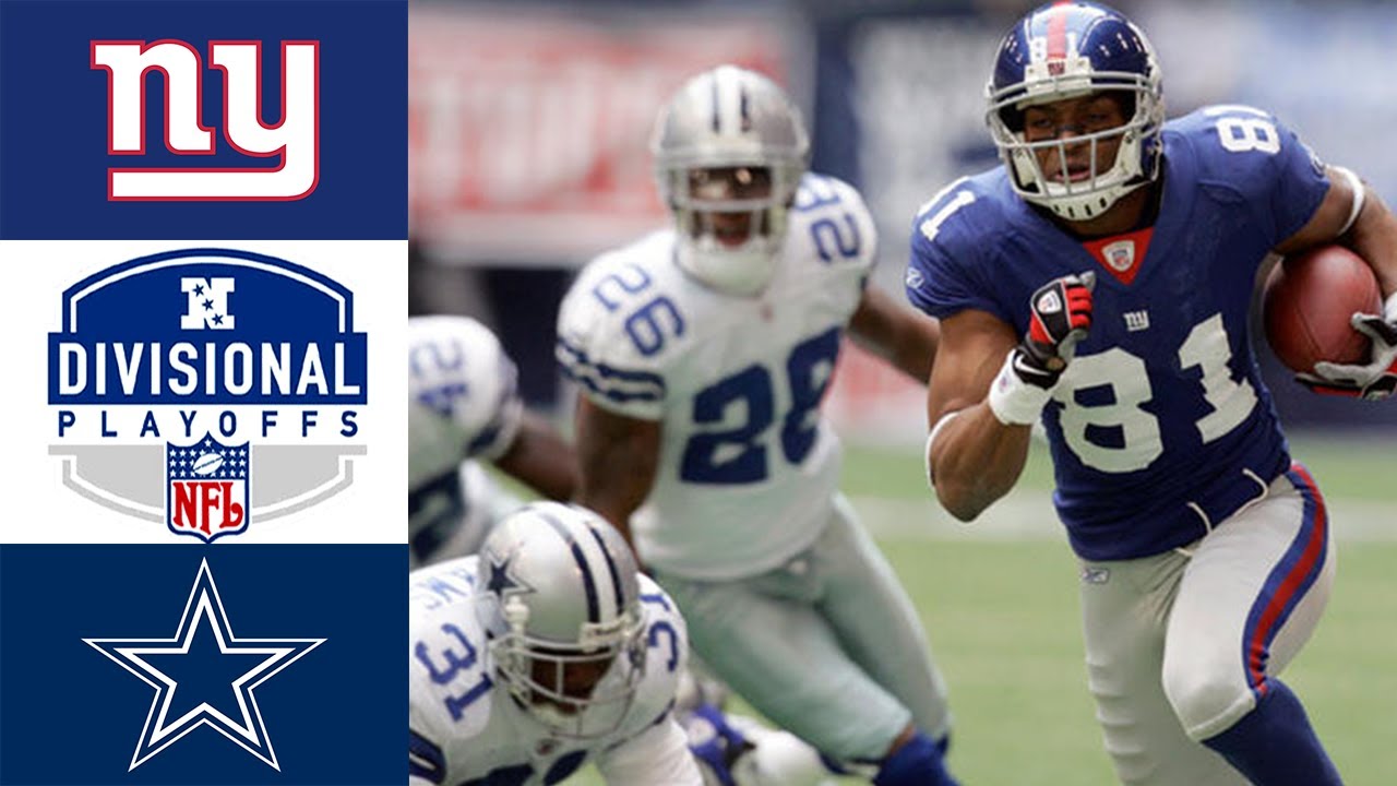 Giants vs Cowboys 2007 NFC Divisional