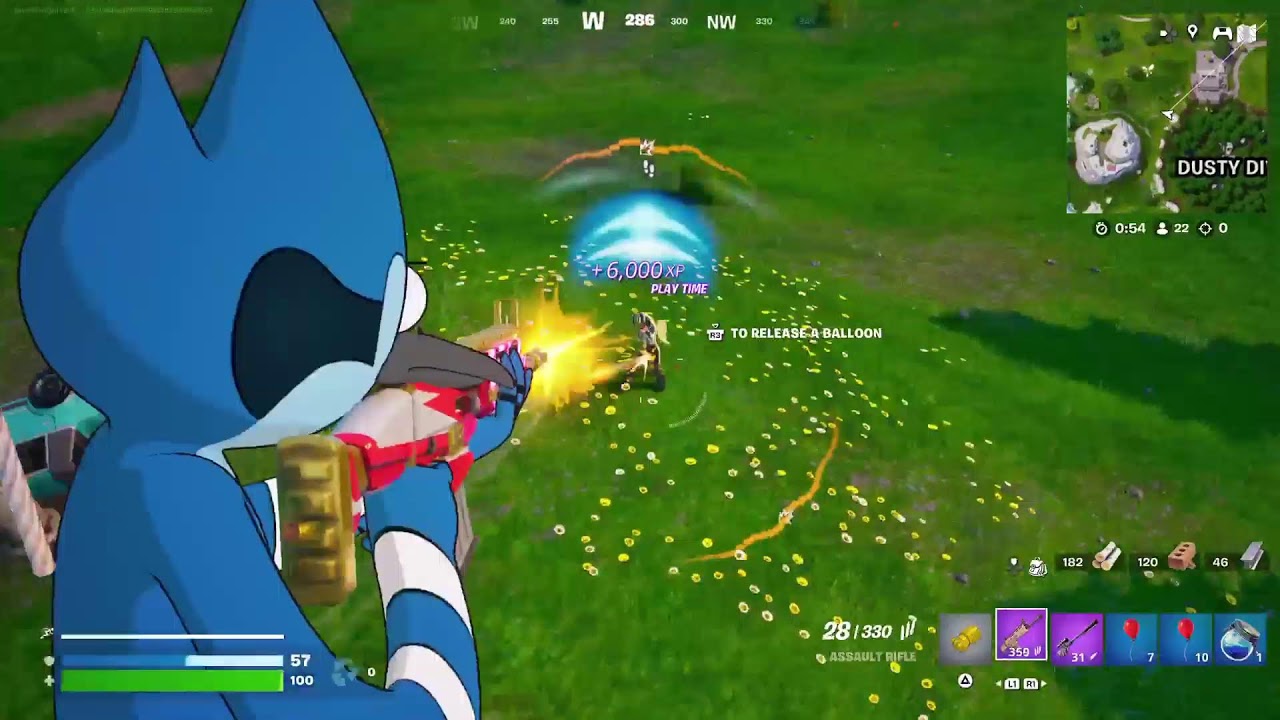 Fortnite Solo gameplay